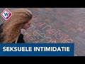 Met stoepkrijt strijdt Claudia tegen seksuele intimidatie - OMROEP WEST