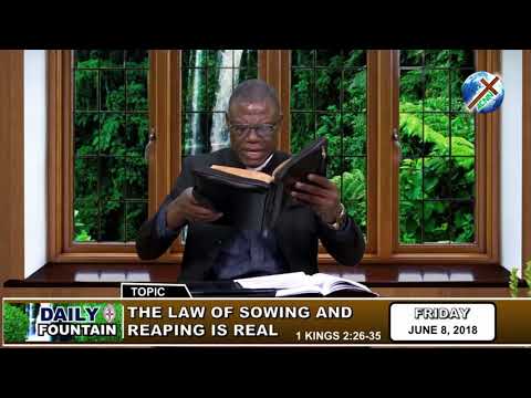 DAILY FOUNTAIN OF JUNE 8, 2018 - VEN. GODWIN C. MGBEMENA