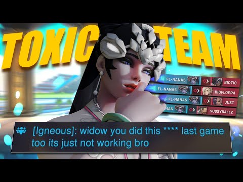 I embarrassed my toxic teammate by solo killing everyone with Widowmaker - Overwatch 2