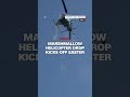 Marshmallow helicopter drop kicks off Easter - Video