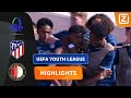 TALENTEN GEVEN HET GOEDE VOORBEELD ? | Atlético vs Feyenoord | Youth League 2023/24 | Samenvatting