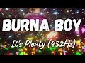 Burna Boy - It's Plenty (432Hz)