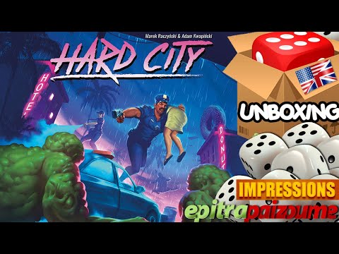 Hard City - Unboxing & Impressions (EN) by Epitrapaizoume