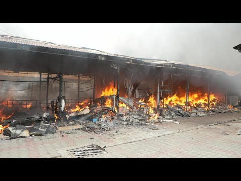 Fire destroys dozens of stores inside one of Islamabad's largest markets | AFP
