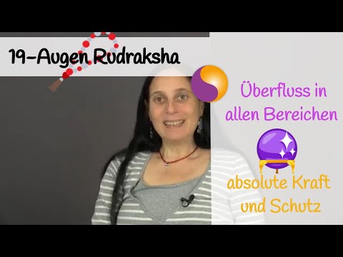 19-Augen Rudraksha (19 Mukhi) -  Überfluss in allen Bereichen, absolute Kraft und Schutz