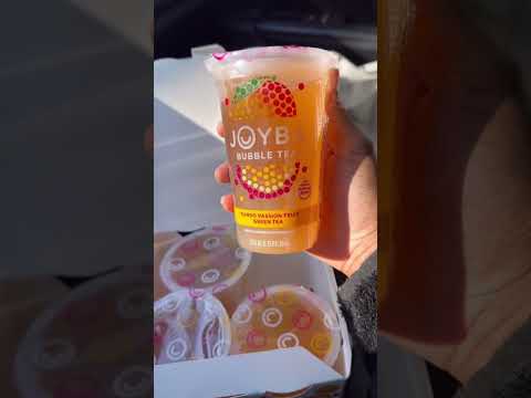 JOYBA Bubble Boba Tea at Target! ☺️😋🧋 #ytshorts #fyp #boba #bobatea #yummy #targetfinds