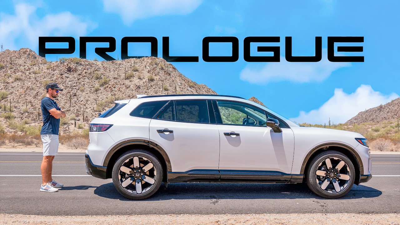Honda Prologue electric SUV parked during an Arizona road trip test