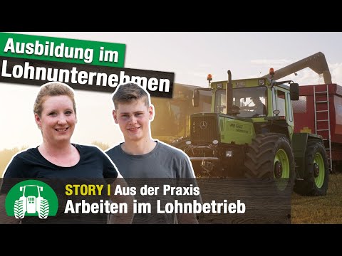Arbeiten im Lohnunternehmen | Fachkraft Agrarservice & Agrarservicemeister | Getreideernte