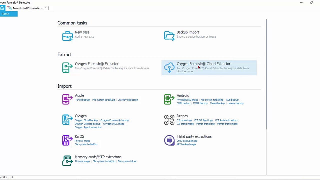 How To Extract Cloud Data Using Oxygen Forensic Detective's Cloud Extractor