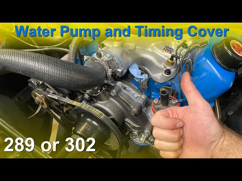 How to replace a Water Pump and Timing Cover