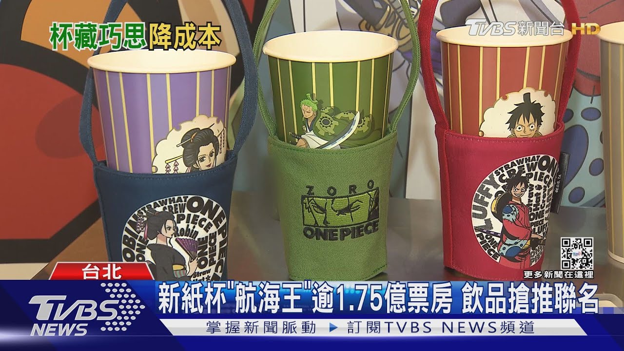 聯名人氣動畫、貼圖! 飲品搭禁塑令「換新衣」吸睛