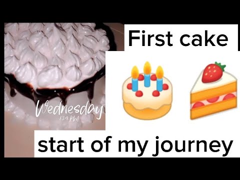 my first cake how to decorate a cake