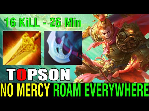 Best [Monkey King] Midlane Topson Nonstop Gank Everywhere 16Kills - 26Min Game New Meta Radiance