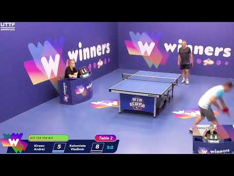 WINners CUP table 2  26.09 Kireev Andrei - Kolomiets Vladimir   12:00