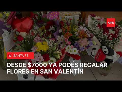 SAN VALENTÍN en Santa Fe 💐💝 cuánto salen las FLORES y qué eligen los enamorados