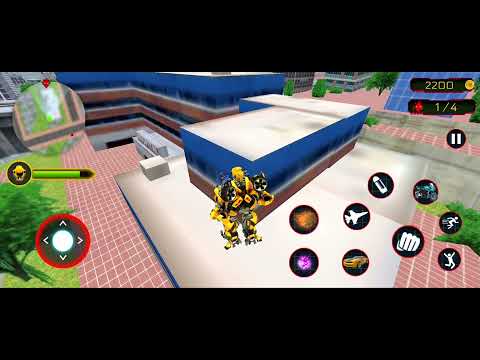 Flying Robot Transformation Game