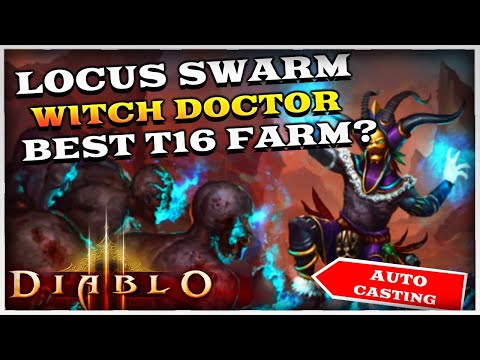 Diablo 3 Witch Doctor Season 27 PTR Helltooth AUTO CAST Locus Swarm T16 Build!