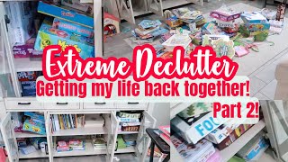 DECLUTTER MY GAME CABINET | CLEAN WITH ME | CLEANING MOTIVATION 2024