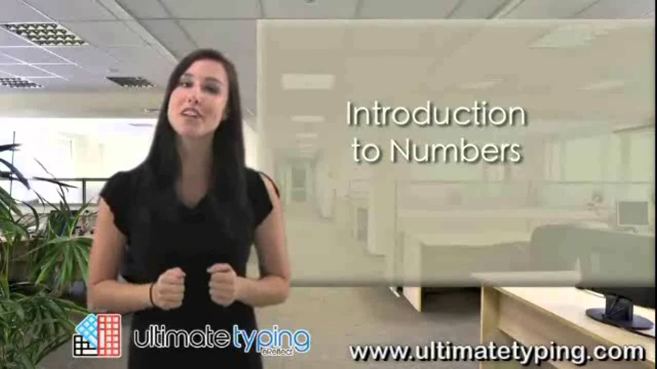 Learn How To Type Numbers