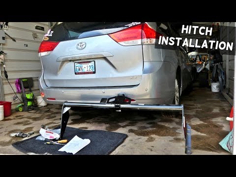 TOYOTA SIENNA HITCH INSTALLATION  RECEIVER HITCH