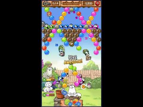 Simon's Cat Pop Time Level 208 - NO BOOSTERS 😺 | SKILLGAMING ✔️