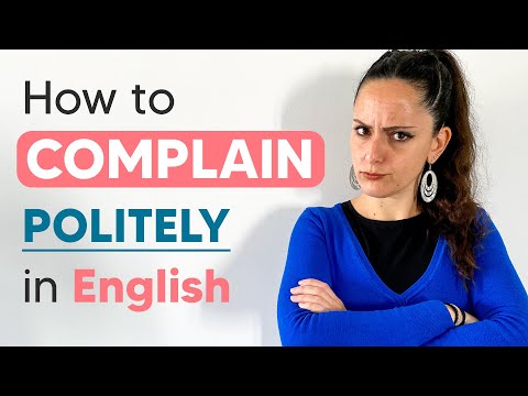 How to Complain Politely in English