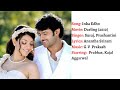 Inka Edho Lyrics With English Translation Darling Prabhas Kajal Aggarwal