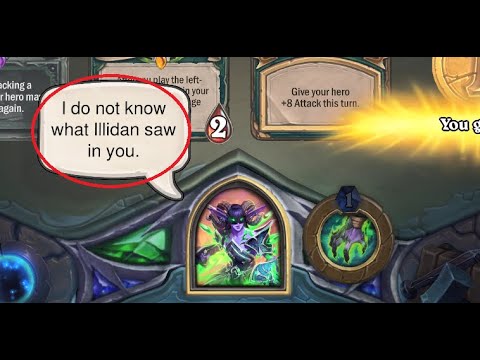 Hearthstone All secret Interaction HERO Aranna Starseeker Demon hunter and other voice lines