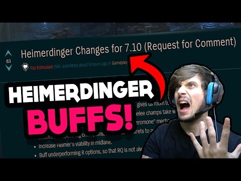 HEIMERDINGER IS FINALLY BUFFED!! | DETAILED HEIMERDINGER BUFF BREAKDOWN - League of Legends