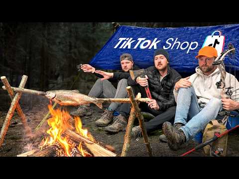 $150 TikTok Shop Hunting and Fishing Survival Challenge!