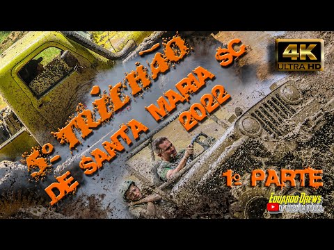 TRILHÃO SANTA MARIA BENEDITO NOVO SC (1º PARTE) JEEP CLUBE AMIGOS DO TORO