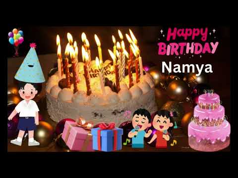 Namya II Happy Birthday song for Namya II Namya Happy birthday song II Happy birthday Namya