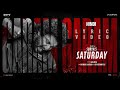 SURYA S SATURDAY Hindi Garam Garam Lyric Video Nani Priyanka Jakes Bejoy Vivek Athreya
