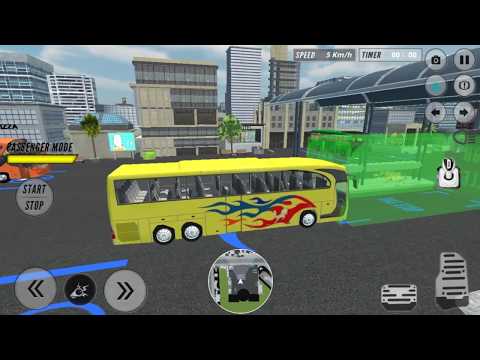 Heavy Bus Simulator 2019 - Free bus driving simulator game - Gameplay Android game