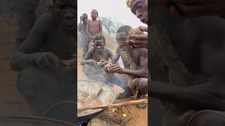 Lunch time with Hadza tribe in the bush