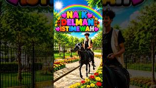 Download lagu NAIK DELMAN ISTIMEWAH || KUDA  #kudadelman #kuda #karnavallucu #shortvideo #lucu #karnaval #horse mp3