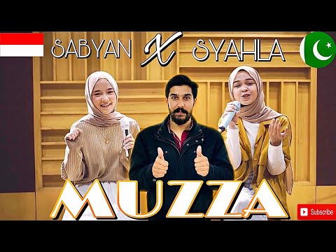 #sabyan#reaction#muzza  SABYAN X SYAHLA - MUZZA ( LIVE VERSION )