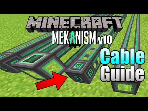 Cable Guide | Minecraft | Mekanism v10 MOD GUIDE