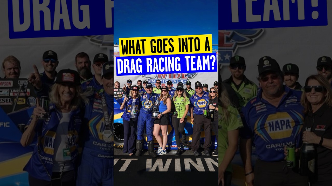 Building a drag racing team isn't just writing a check. 💸
