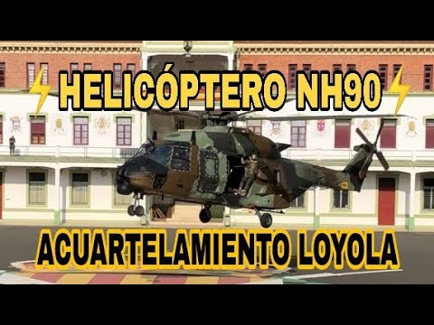 HELICÓPTERO NH90 Día de las fuerzas armadas en Loyola San Sebastián Puertas Abiertas