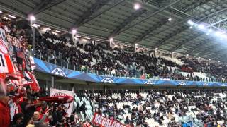 preview picture of video 'Juventus - Olympiacos 3-2 trip to Torino with Olympiacos fan club de Paris'
