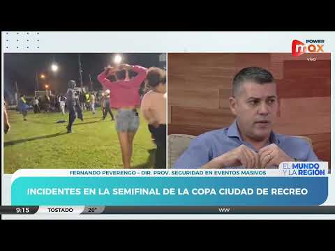 Fernando Peverengo comentó cómo funciona el Reglamento de Seguridad para Eventos Masivos