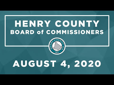 2020 Board of Commissioners meeting-August 4