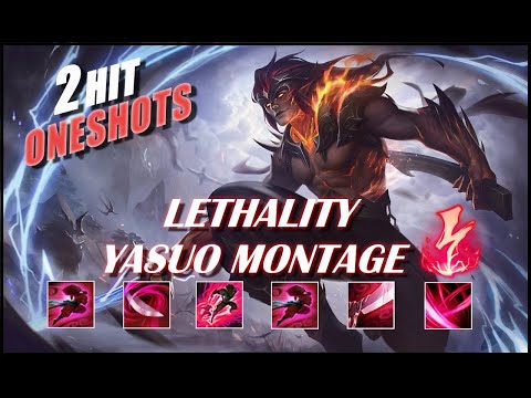 Lethality Yasuo Montage - Insane Oneshots / Pentakills - League Of Legends Best Yasuo Plays 2020