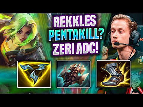 REKKLES ALMOST PENTAKILL WITH ZERI! - KC Rekkles Plays Zeri ADC vs Kai'sa! | Season 2022