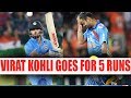 ICC Champions Trophy Virat Kohli Out For 5 Runs Pakistan Makes Huge Dent Oneindia News