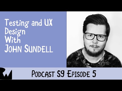 John Sundell Testing UX Design Ray Wenderlich Podcast S9 E5