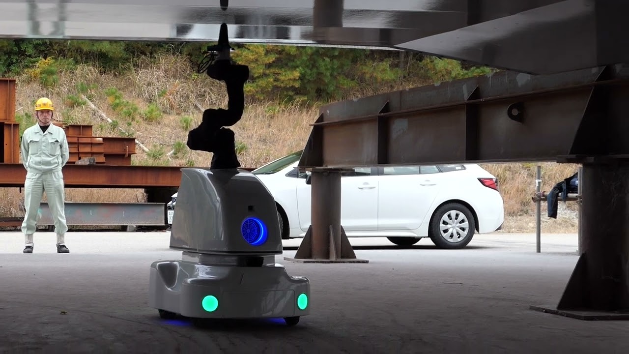 川田工業 塗膜圧検査ロボット