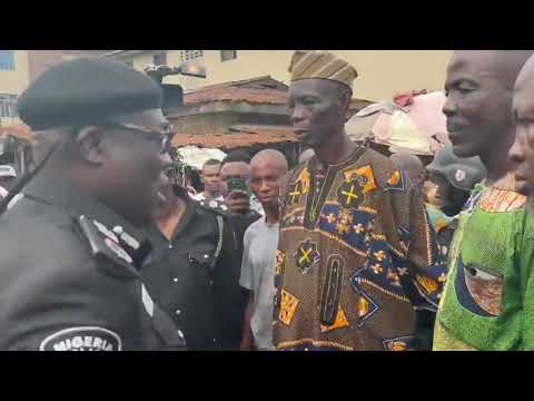 Lagos Police Commissioner visits Mushin following reported IED scare 