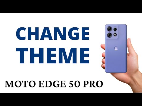 How to CHANGE THEME on the MOTO EDGE 50 PRO!